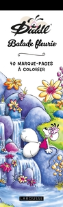 40-marque-pages-diddl-balade-fleurie-40-marque-pages-a-colorier-9782036070820