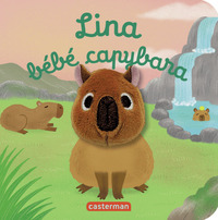 les-bebetes-t166-lina-bebe-capybara-livre-marionnette-pour-bebe-des-3-mois-9782203303508