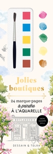 marque-pages-a-peindre-a-laquarelle-jolies-boutiques-9782295017550