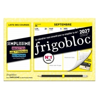 mini-frigobloc-hebdomadaire-simplissime-2027-calendrier-familial-de-sept-2026-a-dec-2027-9791070160718