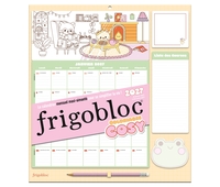 frigobloc-mensuel-2027-coloriages-cosy-calendrier-organiseur-familial-de-janv-a-dec-2027-9791070163009