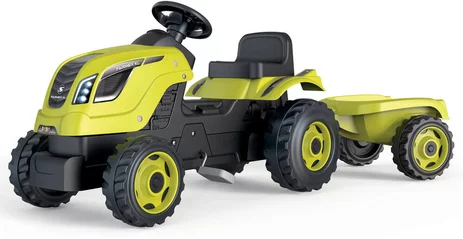 TRACTEUR-FARMER-XL-VERT-REMORQUE
