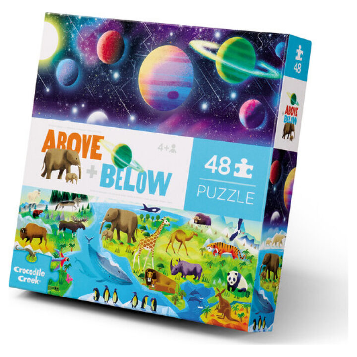 PUZZLE-DESSUS-DESSOUS-LA-TERRE-ET-LESPACE-48PCS