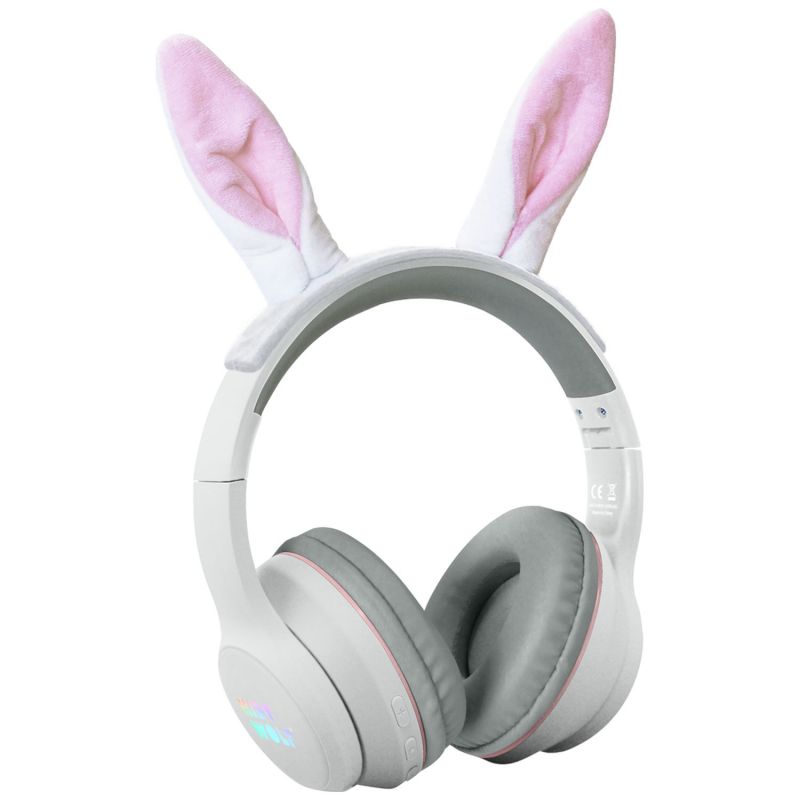 casque audio bluetooth kidyears lapin oreilles aimantees